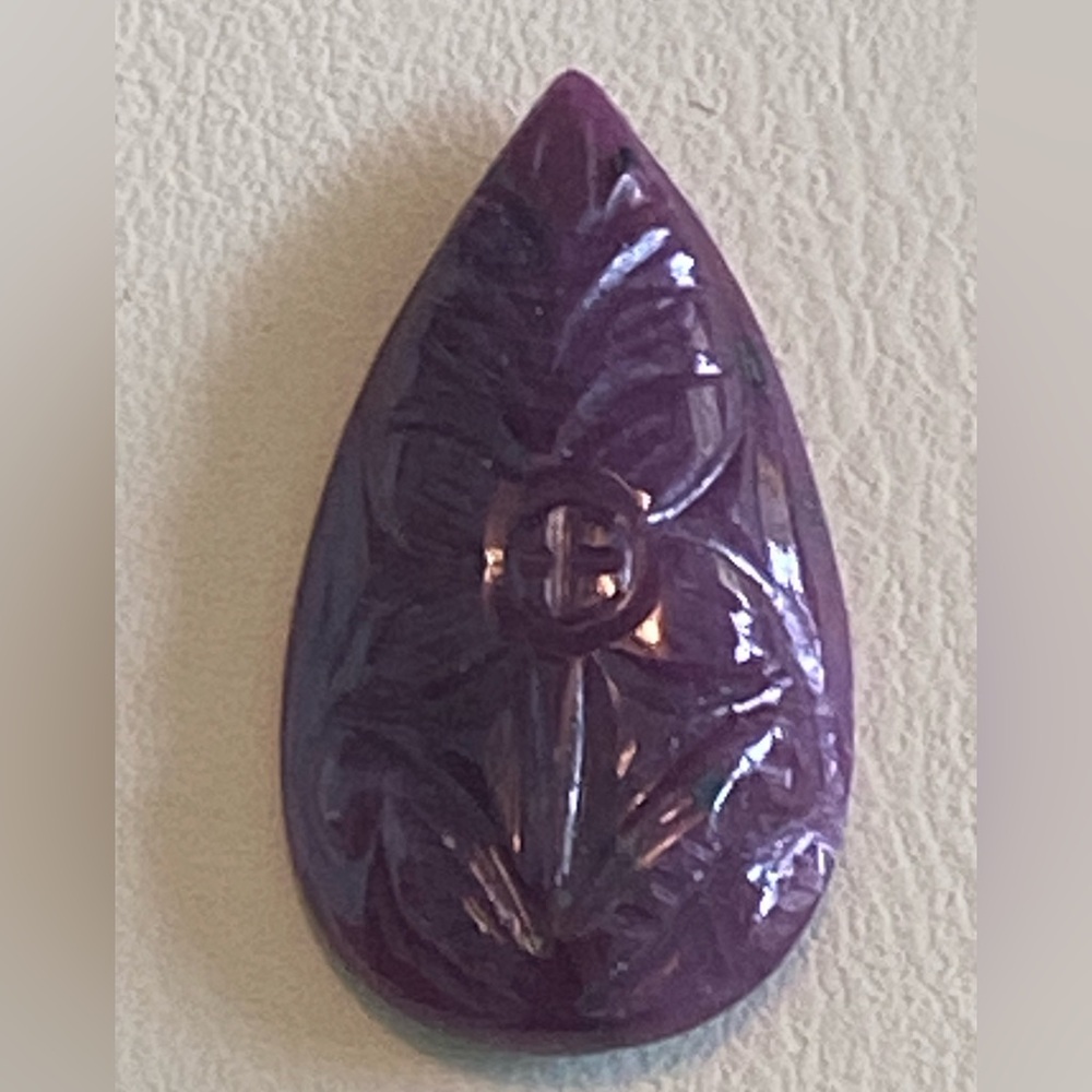 9.5 Ct Natural Ruby Gemstone - Picture 3 of 4